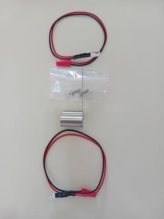 Simulazione Scarico Rc Doppio 2 Luci Led Drift