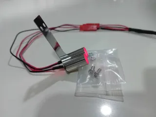 Simulazione Scarico Rc Doppio 2 Luci Led Drift