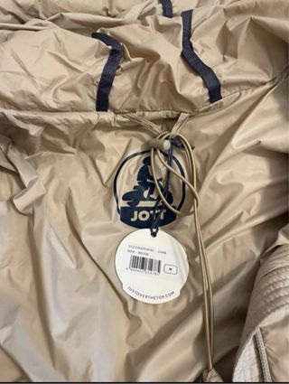 Chaqueta plumón beige