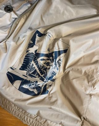 Chaqueta plumón beige