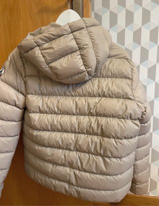 Chaqueta plumón beige