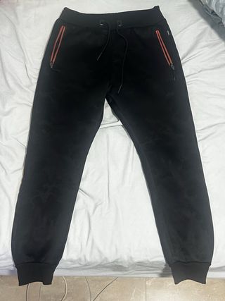 Pantalones chándal negros Inside