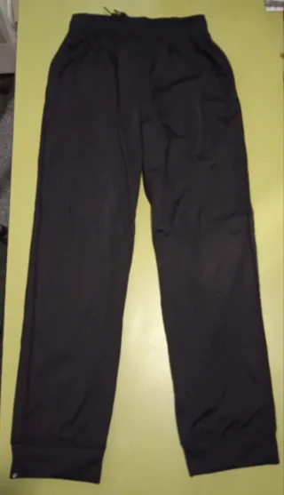 Pantalón de deporte largo bolsillos negro Talla S