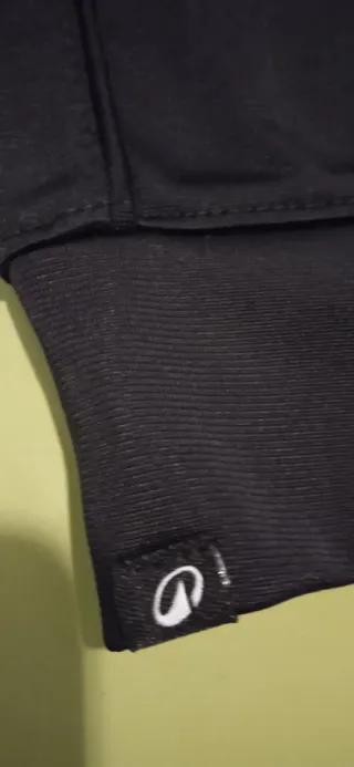 Pantalón de deporte largo bolsillos negro Talla S