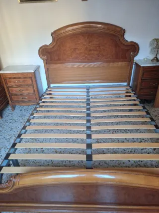 Cama Madera 135cm + Somier