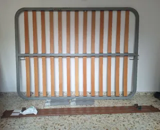 Cama Madera 135cm + Somier