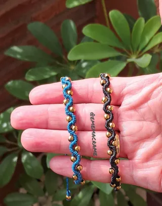 Pulsera Macramé Hecha a Mano