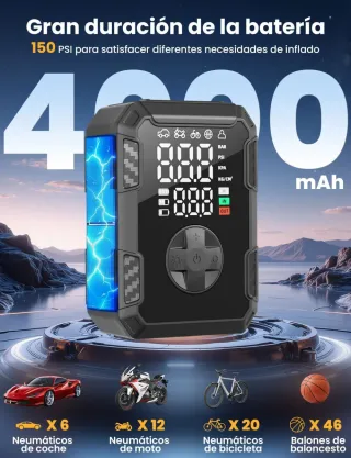 Compresor Aire Portátil Oasser 150 PSI