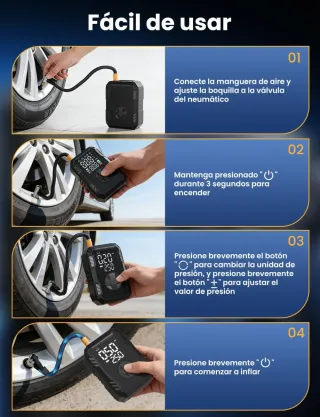 Compresor Aire Portátil Oasser 150 PSI