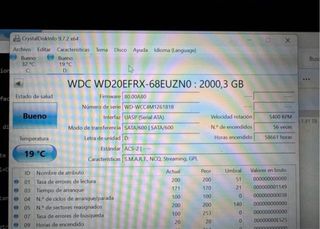 Disco Duro WD Red 2TB NAS WD20EFRX