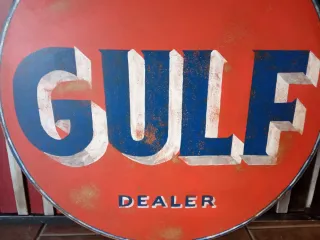 Cartel GULF Vintage