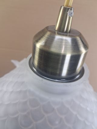 Lámpara colgante vintage cristal