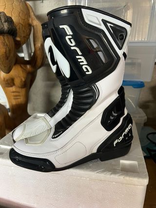 Botas de moto TCX Sportbike Blancas y Negras