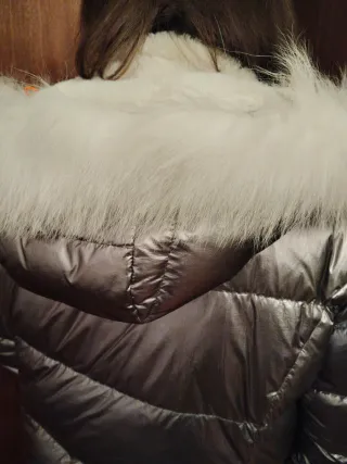 Cazadora plumífero plateada 7 seasons