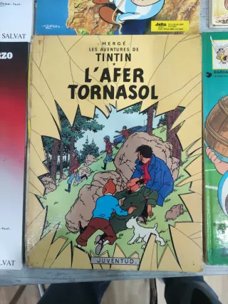8 comics de Asterix y Tintin. Tapa dura