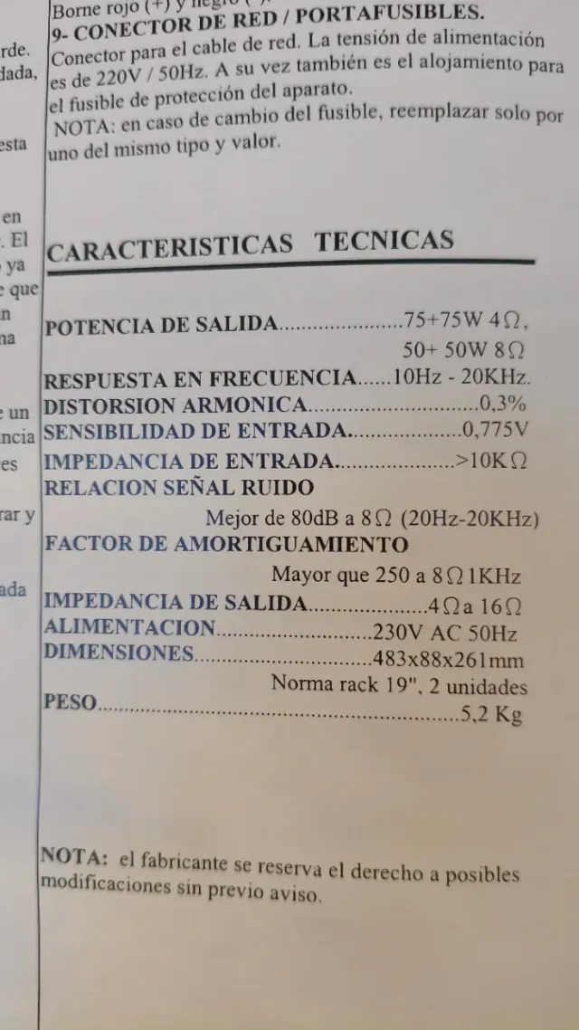 Etapa de Potencia ACC PW-150 150W