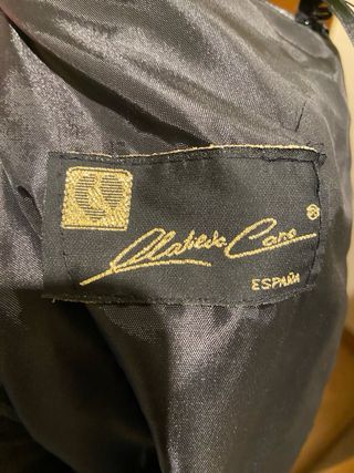 Vestido largo encaje y satén