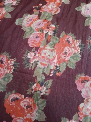 Pashmina floreale donna