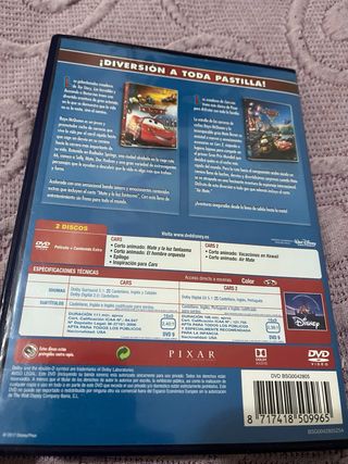 Colección 2 Películas Cars DVD Español