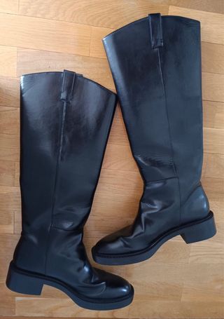 Botas altas negras Stradivarius