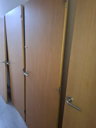 Lote 7 puertas madera interior 72,5 cm y 82,5 cm