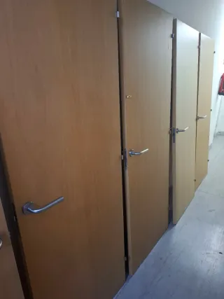 Lote 7 puertas madera interior 72,5 cm y 82,5 cm