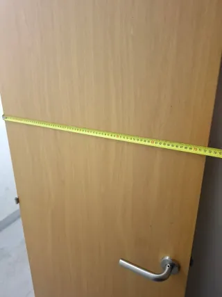 Lote 7 puertas madera interior 72,5 cm y 82,5 cm