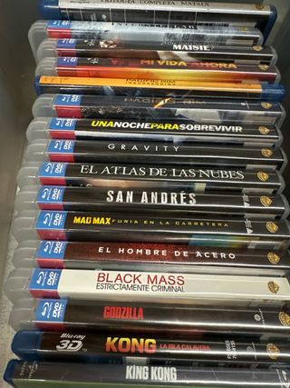 Películas Blu-ray y DVD Varias desde 9 euro