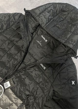 Chaqueta Hurley Packable verde - 50% Descuento