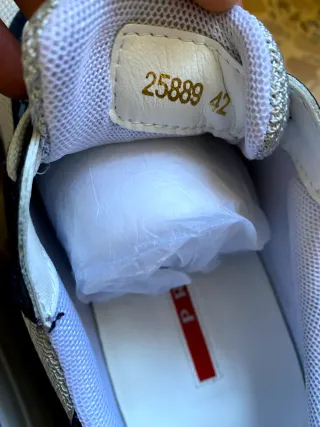 Prada America's Cup Sneakers Blu/Bianco