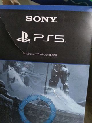Caja Vacía PS5 God of War Ragnarök