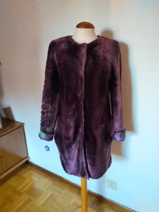 Abrigo Custo reversible vintage Talla S