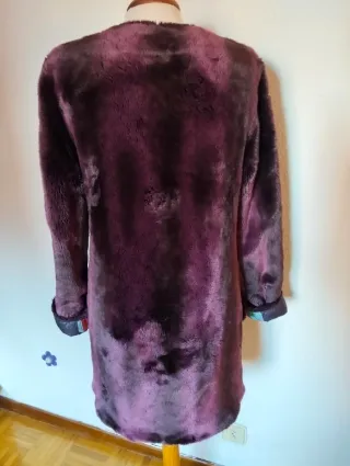 Abrigo Custo reversible vintage Talla S