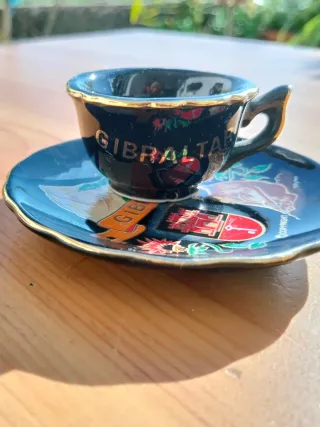 Tazzina e piattino vintage Gibilterra