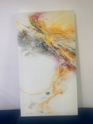 Cuadro relieve multicolor