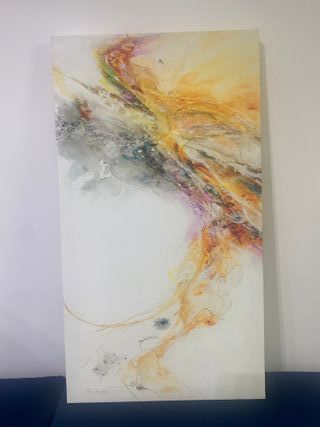 Cuadro relieve multicolor