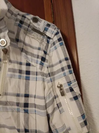 Chaqueta a cuadros para hombre