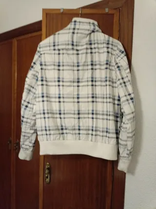 Chaqueta a cuadros para hombre