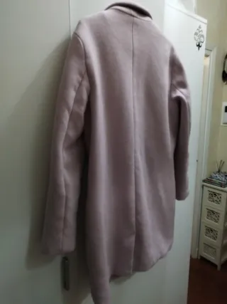 Abrigo rosa mujer T L