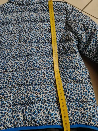 Piumino SH Collection Animalier Blu Taglia S