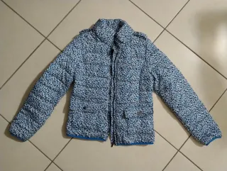 Piumino SH Collection Animalier Blu Taglia S