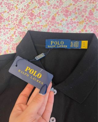 Polo Ralph Lauren Talla XL Hombre Negro