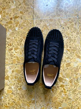 Christian Louboutin Sneakers Nere con Borchie