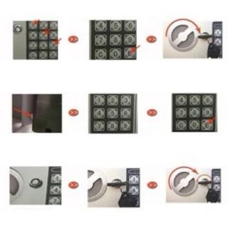 Cassaforte Malatec con chiave e codice