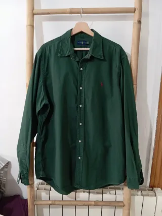 Camisa Polo Ralph Lauren Verde Talla XL
