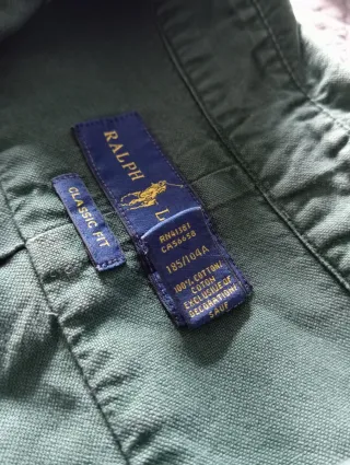 Camisa Polo Ralph Lauren Verde Talla XL