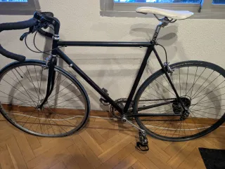 Bicicleta carretera Neovintage Negra talla M