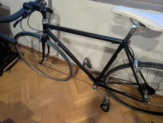 Bicicleta carretera Neovintage Negra talla M