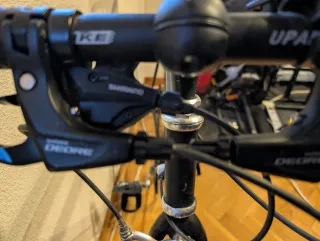 Bicicleta carretera Neovintage Negra talla M