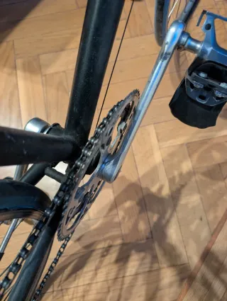 Bicicleta carretera Neovintage Negra talla M